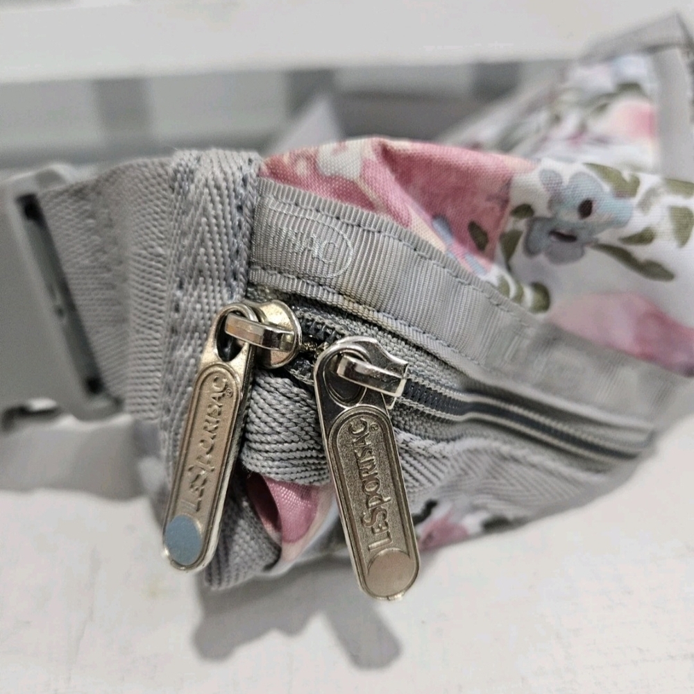 LeSportSac Dual Zip Floral Print Polyester Fanny Pack - Picture 9 of 11